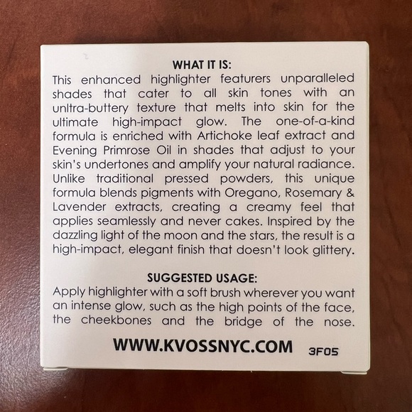 NIB KVOSS NYC- Fairy Dust Duo (Moonlight/Starkissed) (Pressed Highlighter) - Picture 4 of 5